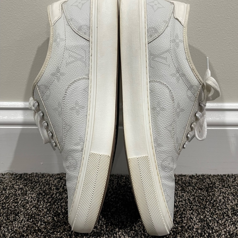 Louis Vuitton Monogram Trocadero “White/Grey” Low Sneakers - Picture 6 of 9